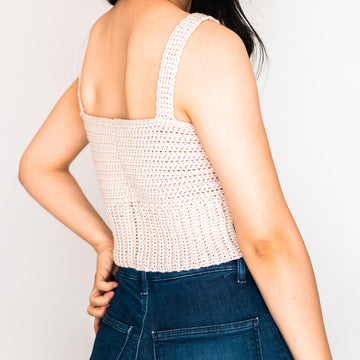 Blair Ribbed Hem Crop Top
