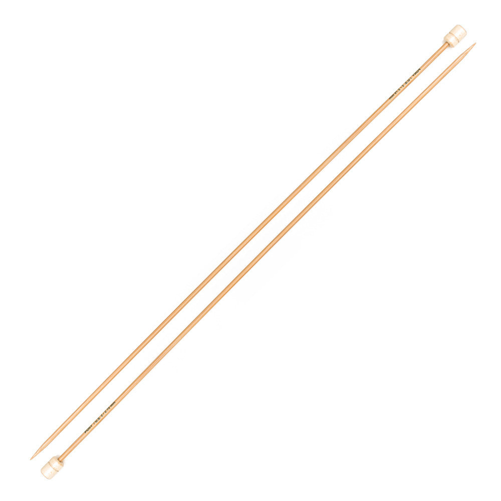 Pony Bamboo Single Point Needles 33cm