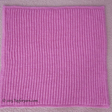 Easy Brioche Baby Blanket