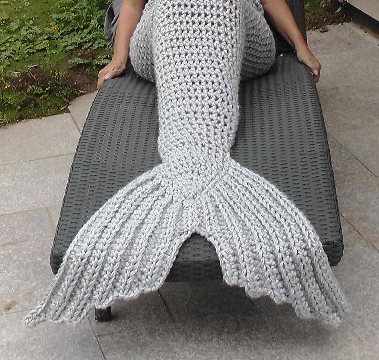 Madison Mermaid Tail Blanket