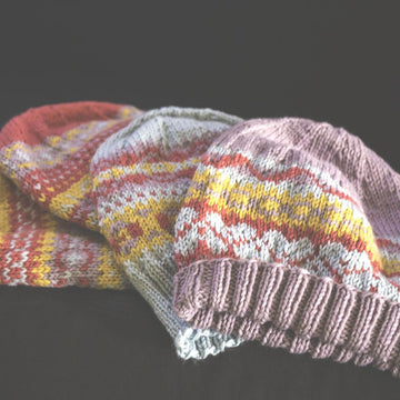 Four Fair-Isle Hats