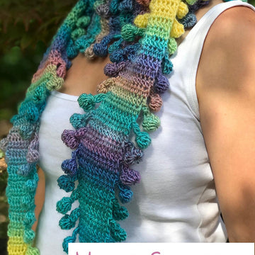 Bobble Pom Pom Scarf