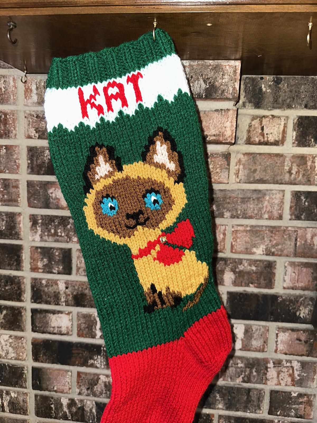 Siamese Cat stocking