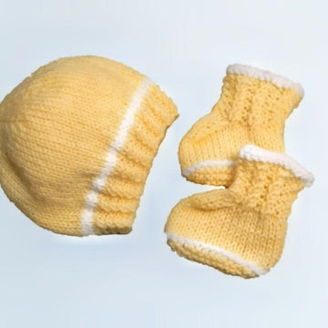 Penguin Sweater, Hat and Bootees