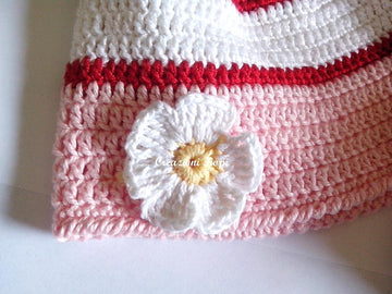 Daisy Baby Hat  hat #262