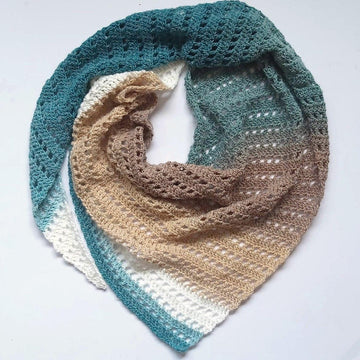 Easy Cake Yarn Shawl