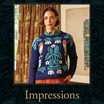 Impressions Knitting Patterns in Morris DK by Debbie Bliss & Chloé Elizabeth Birch -Downloadable PDF