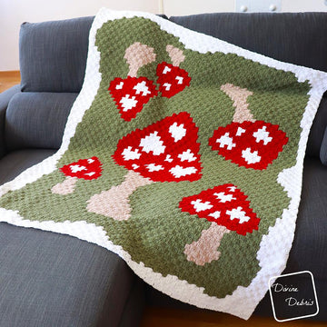 Mushroom Love Blanket