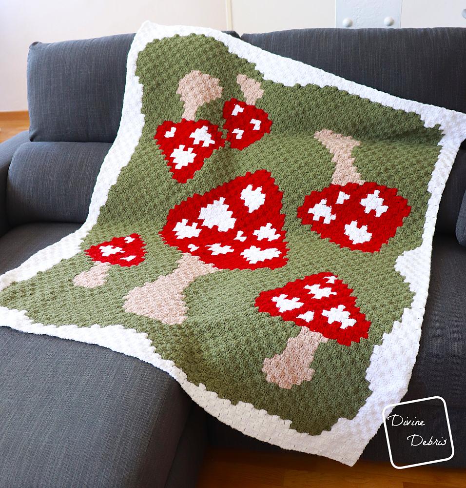 Mushroom Love Blanket