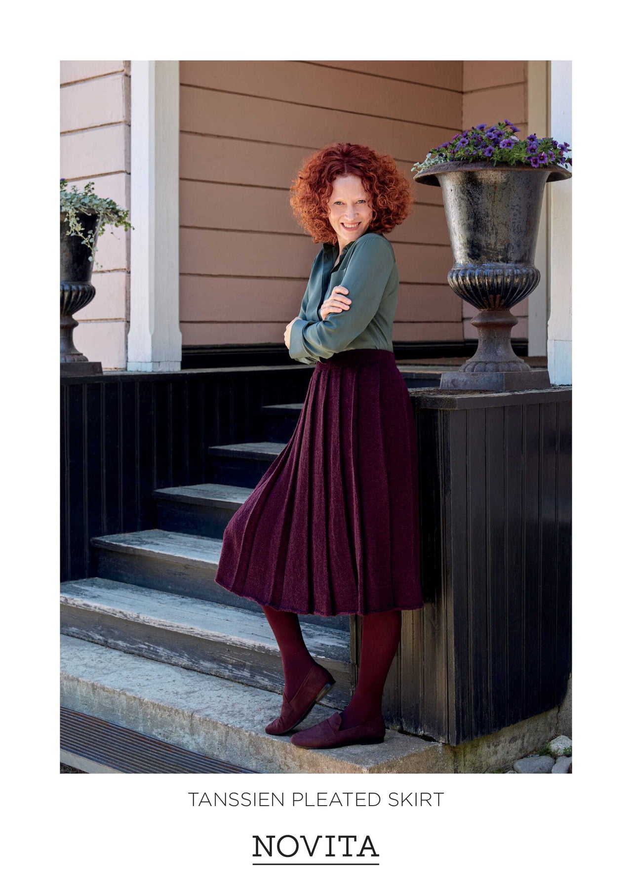 Tanssien Pleated Skirt in Novita Nalle - NFFP004 - Downloadable PDF