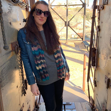 Stellar Chevron Scarf