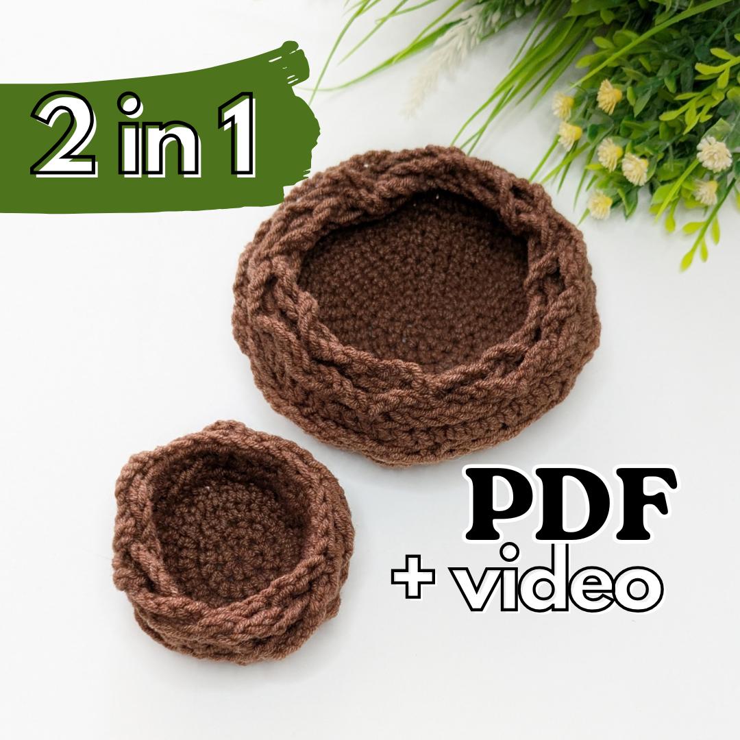 Crochet Nest 2-in-1 Pattern