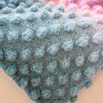 Cozy Bobble Stitch Throw