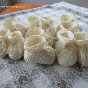 Garter Stitch Booties