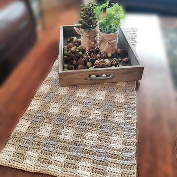 Plaid Checkers Table Runner