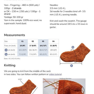 Lily Carrot Socks