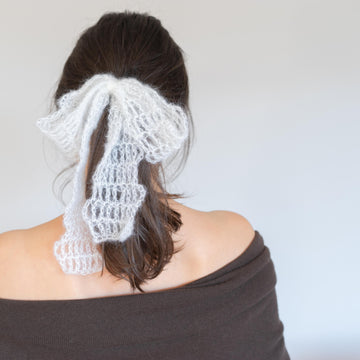 Mohair Scalloped Stripes Headband