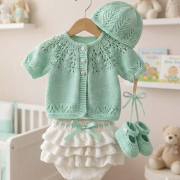 "Amber" cardigan & knicker set