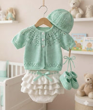 "Amber" cardigan & knicker set