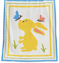 CROCHET Baby Blanket / Afghan - Sunny Bunny