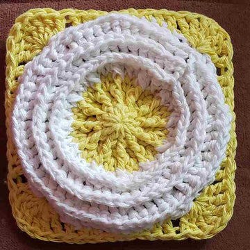 Dancing Poppies Crochet Afghan Square Pattern