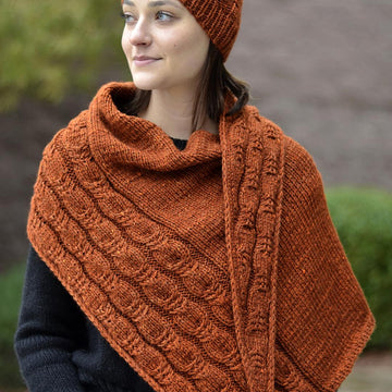 Honey Rye Shawl
