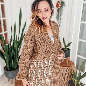 Wish Upon A Star Mosaic Crochet Cardigan