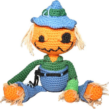 Scarekin (Pumpkin Scarecrow) - Amigurumi