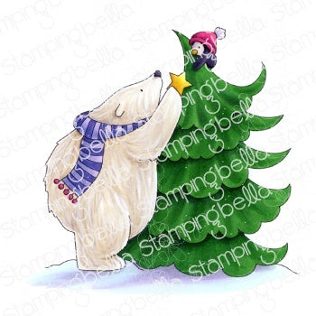 Stamping Bella Cling Stamps - Polar Bear & Penguin & The Star