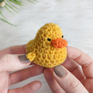 Crochet duck pattern, amigurumi rubber duck easy crochet pattern