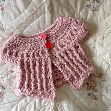 Little Pamela Pale Pink Sweater