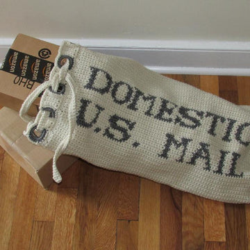 Mail Bag and Stamp Hat