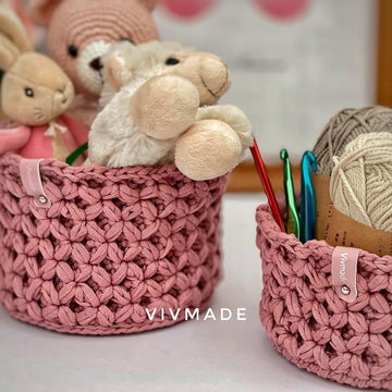 Round basket Jasmine