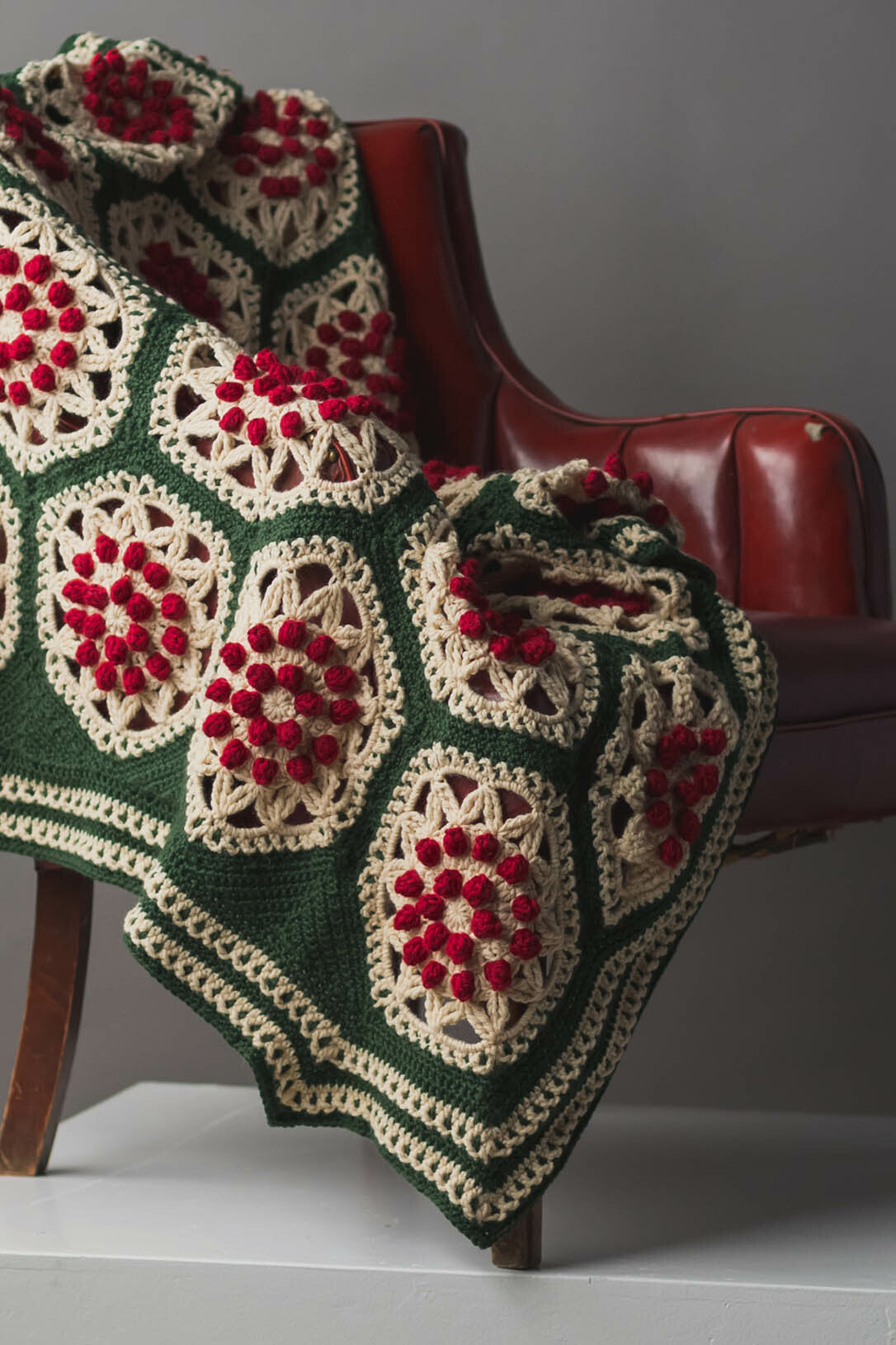 Berry and Pine Afghan 23 Ball Colour Pack in Paintbox Yarns Wool Mix Aran