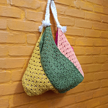 Crochet easy beach bag