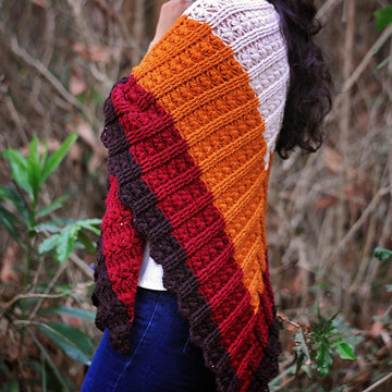Blooms and Dunes Shawl