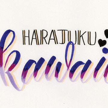 ZIG Kuretake ZIG Fudebiyori Lettering Set - Harajuku Kawaii