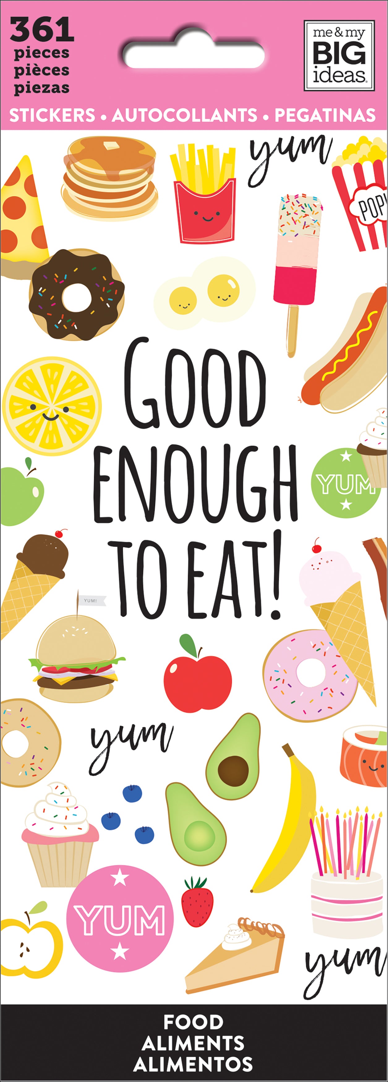 Stickers - Food, 361/Pkg