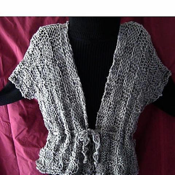 613 KNIT cardigan sweater, basketweave, age 5 to plus size