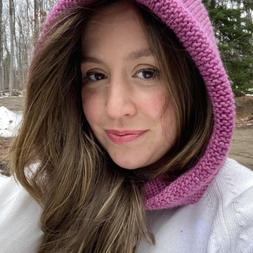 Raspberry Sorbet Knit Balaclava