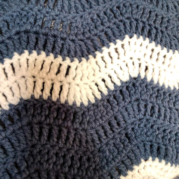 Gentle River Ripple Blanket