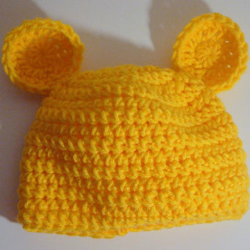 Teddy Bear Hat Newborn to Adult