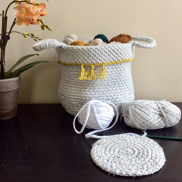 Up-cycled Basket