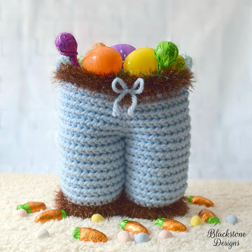 Funny Bunny Pants Easter Basket