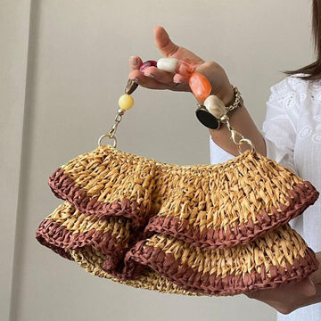 Raffia Toss Bag