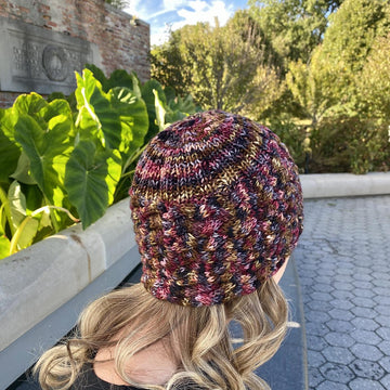 Woven Braid Ski Hat DK Version