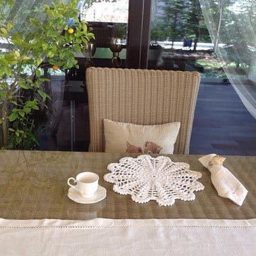 Crochet Placemat & Coaster Set N 108