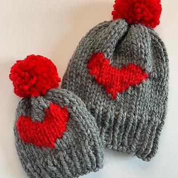 Big Heart Beanie Patter