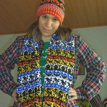 Halloween infinity scarf