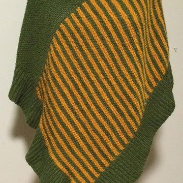 Tunisian Smock Stitch Poncho